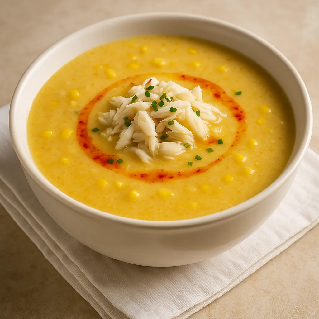 Sweet Corn & Honest Crab Soup